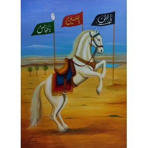 S. A. Noory, 30 x 42 Inch, Acrylic on Canvas, AC-SAN-263